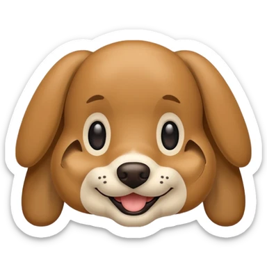 Wags the Dog from The Wiggles with light brown fur sticker