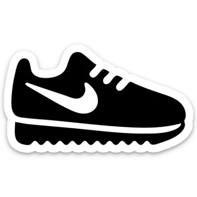 Nike Cortez sneakers, classic design sticker