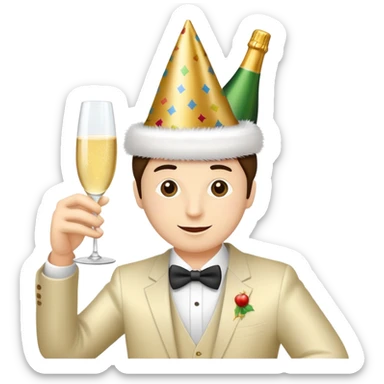 New Year’s Eve sticker
