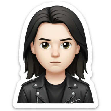 A fan of heavy extreme metal music sticker