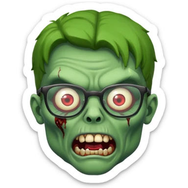 🧟‍♂️🤬🤓 sticker