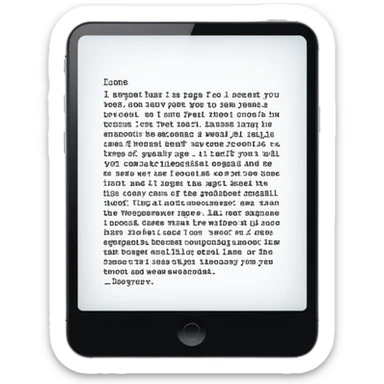 bot writes text sticker