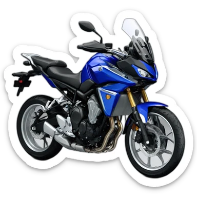 Yamaha Tracer 7 blue silver sticker