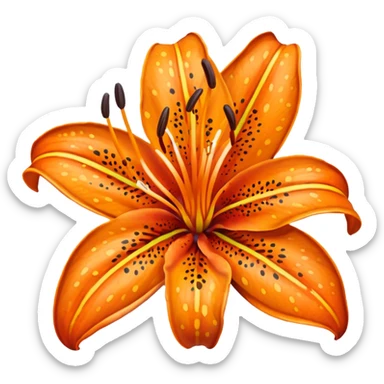 Tiger lily  sticker