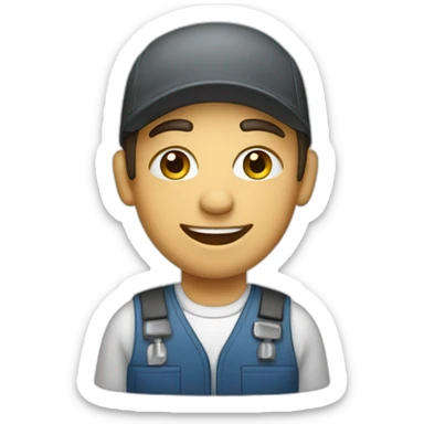 car mechanic sticker