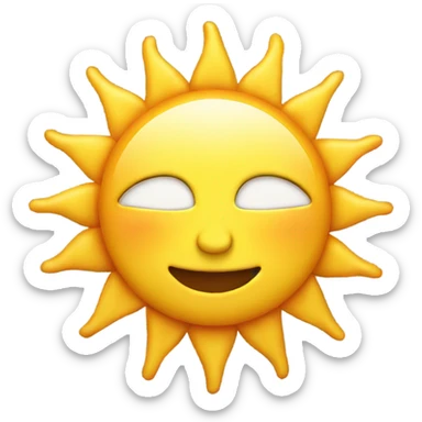 Sun sticker