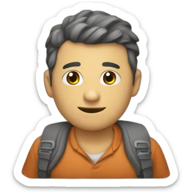 Carnet qui vole sur un tapis sticker