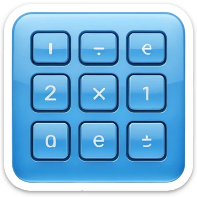 blue enter keypad button   sticker