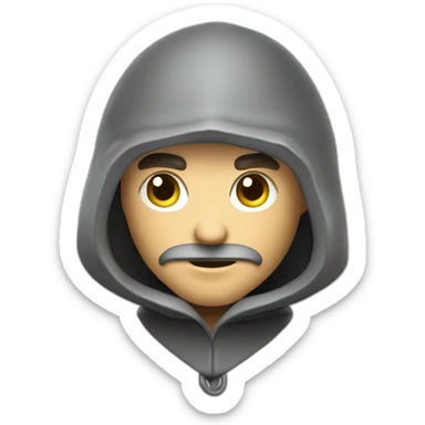 medieval evil spy in the act of infiltrating sticker