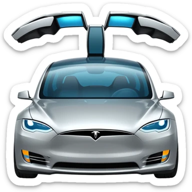 Tesla transforming sticker