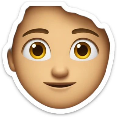 Quelqu'un avec un sourcil en l'air sticker