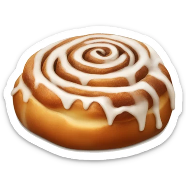 Cinnamon roll realistic  sticker