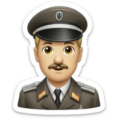 Hitler-uniforme-allemand-femme sticker