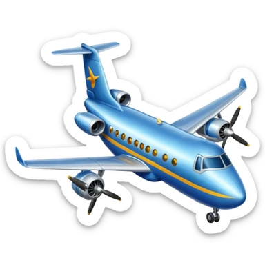 Aviation technicians are greeted by a plane sticker