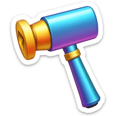 sprinkle big party hammer sticker