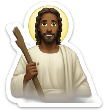 black jesus sticker