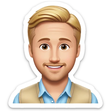 Ryan gosling ken from Barbie sticker