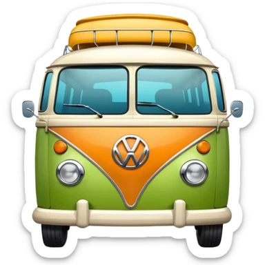 Vw buss sticker