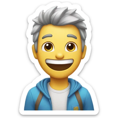 cheems sorriendo sticker