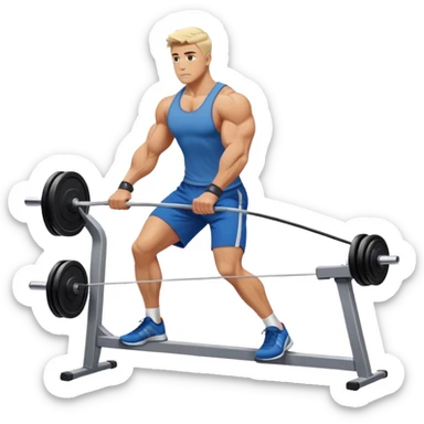 row exercise sticker