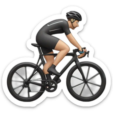 Cycliste dans de la boue sticker