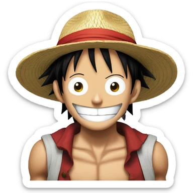 Monkey D Luffy sticker
