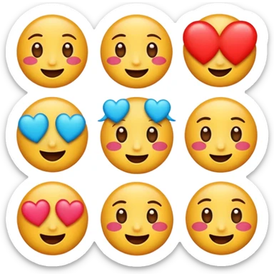 flirty emojis sticker