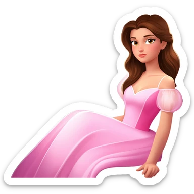 Passenger Princess Vibes with bg. sticker