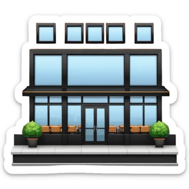 restaurant por fuera sticker