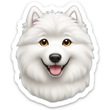Samoyed cute sticker