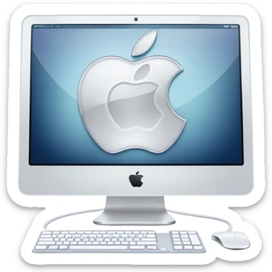 Apple iMac Y2K computer sticker