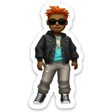 A Roblox baddie sticker