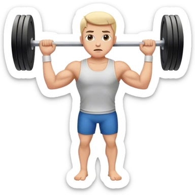 shrugs exercise sticker