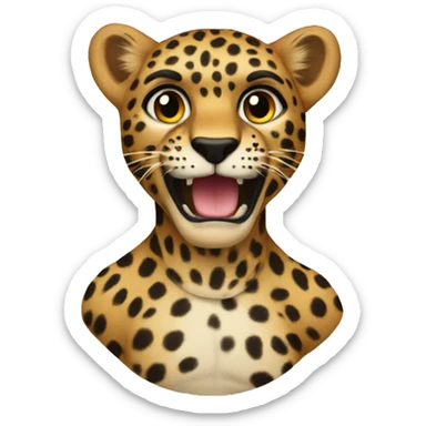 leapord sticker