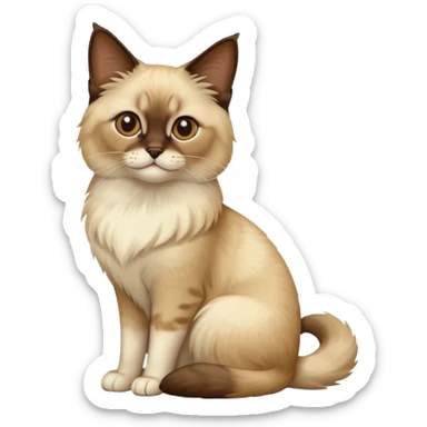 Balinese katze sticker