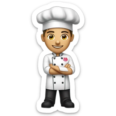 Adolescente chef hincha de River Plate sticker