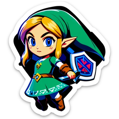 Zelda sticker