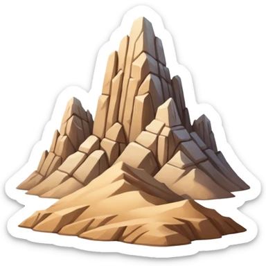 mountains in Texas sticker