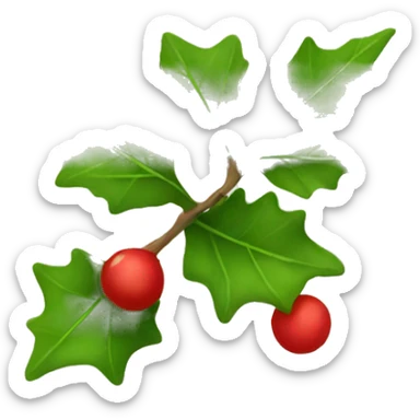 Mistletoe sticker
