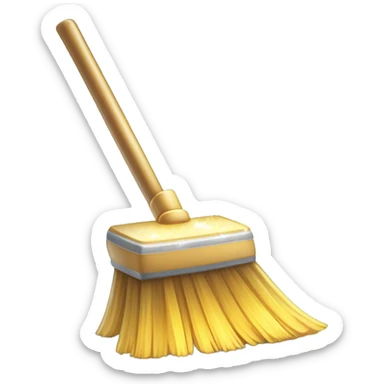 Broom, shine, sparkle  sticker