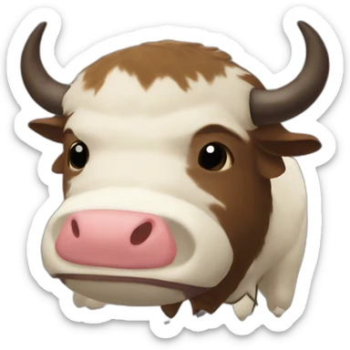 appa flying bison with arrow on forehead from avatar the last airbender sticker