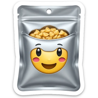 Space food pouch
Small, foil-like packet with a zip seal. sticker