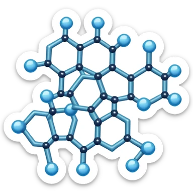 glucos molecule sticker