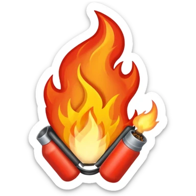 fire starter sticker