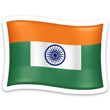 India  flag sticker
