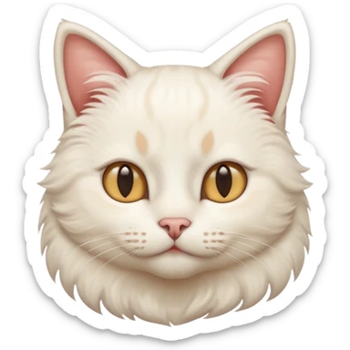 A cat saying ham dudh ke dhule hai sticker