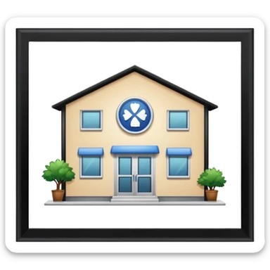 Veterinary clinic sticker