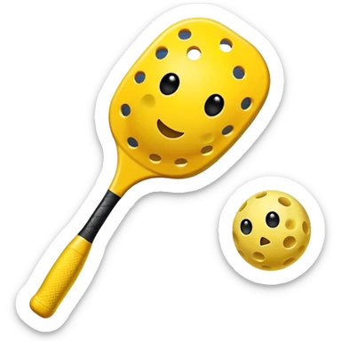 just the ball used for pickleball sticker