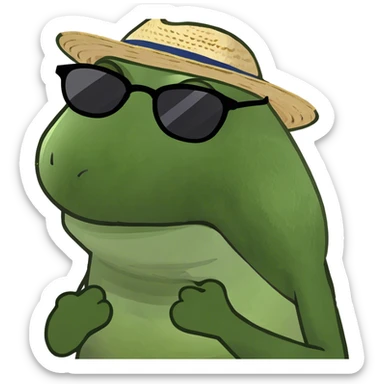 FOndo morado con las palbras I.E sticker