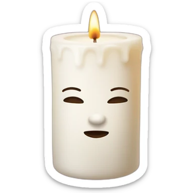 aroma candle sticker